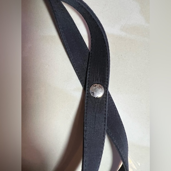 Laura Ashley diaper bag black stamped Laura Ashley everywhere with 2 pockets - Picture 13 of 16